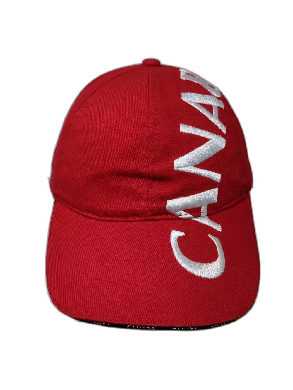 Stone Age Canada Embroidered Red Baseball Cap One Size Adjustable Cotton Hat